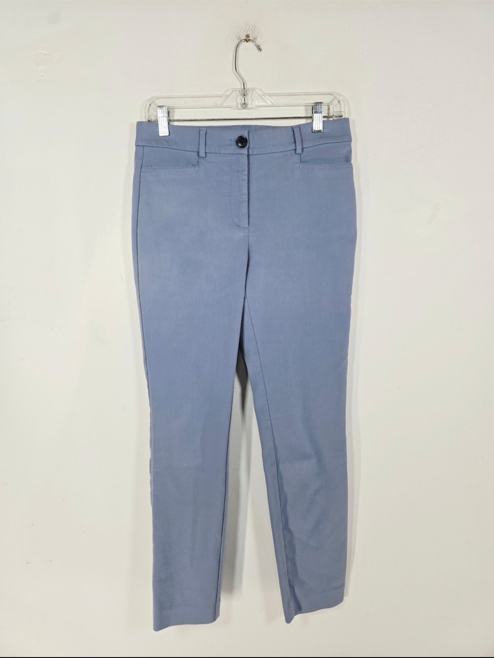 Loft Robins Egg Blue Skinny Tailored Women's Pants, Size 4